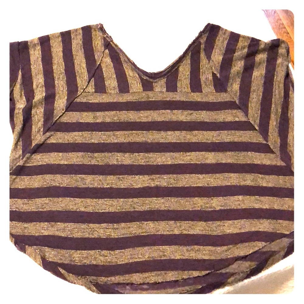 Free People Slouchy V-Neck Shirt